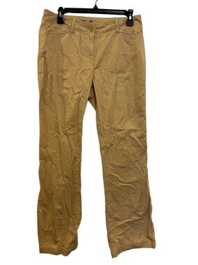 Jones New York Sport pants size 8 Petite Beige Cotton Blend 30" Inseam